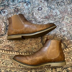 Men's Brown Leather Chelsea Boots